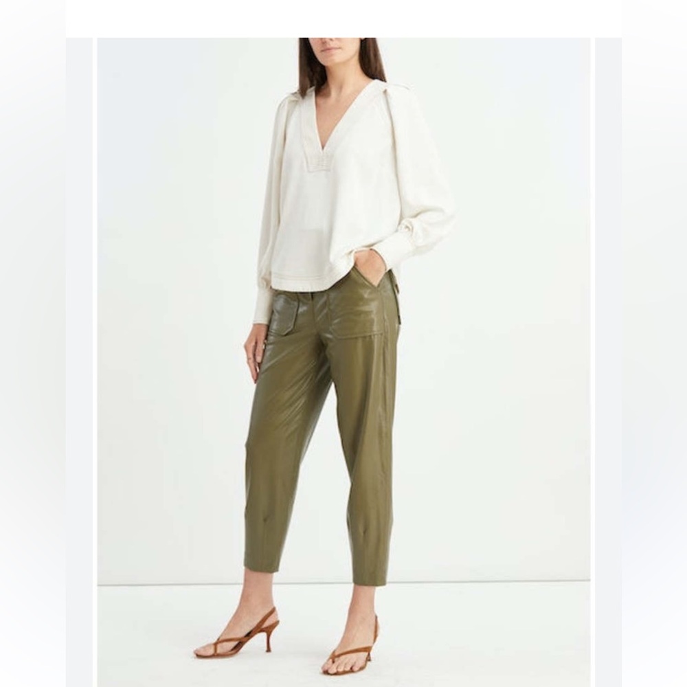 Veronica Beard Cream Blouse